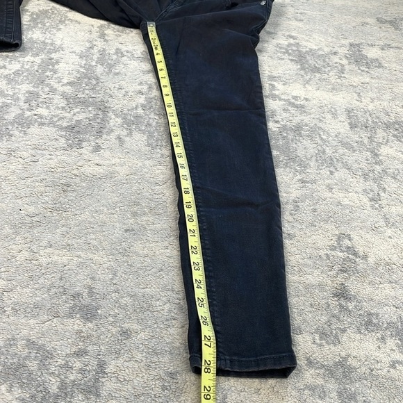 True Religion Halle Mid Rise Super Skinny Jeans Black Wash Horseshoe Stitch 29 - Picture 10 of 13